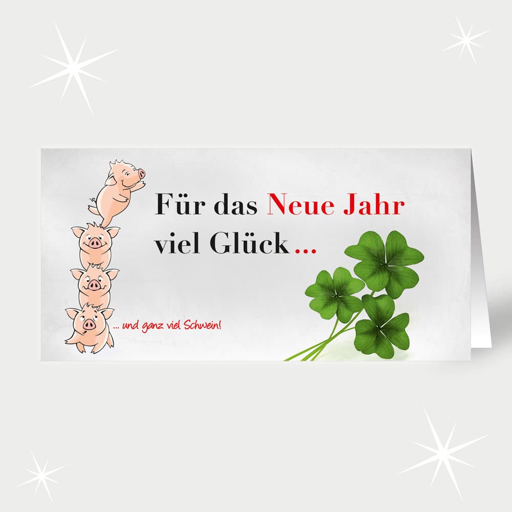 Viel Glück im neuen Jahr
