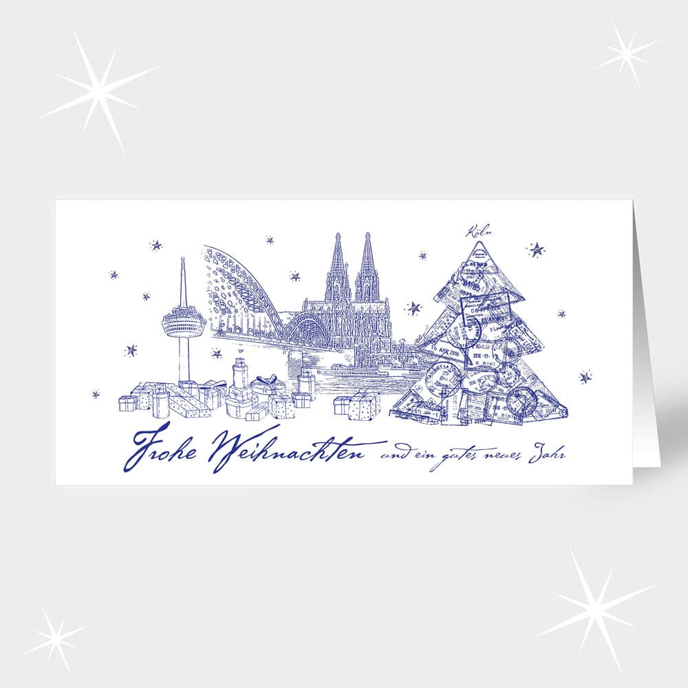 Köln in Blau