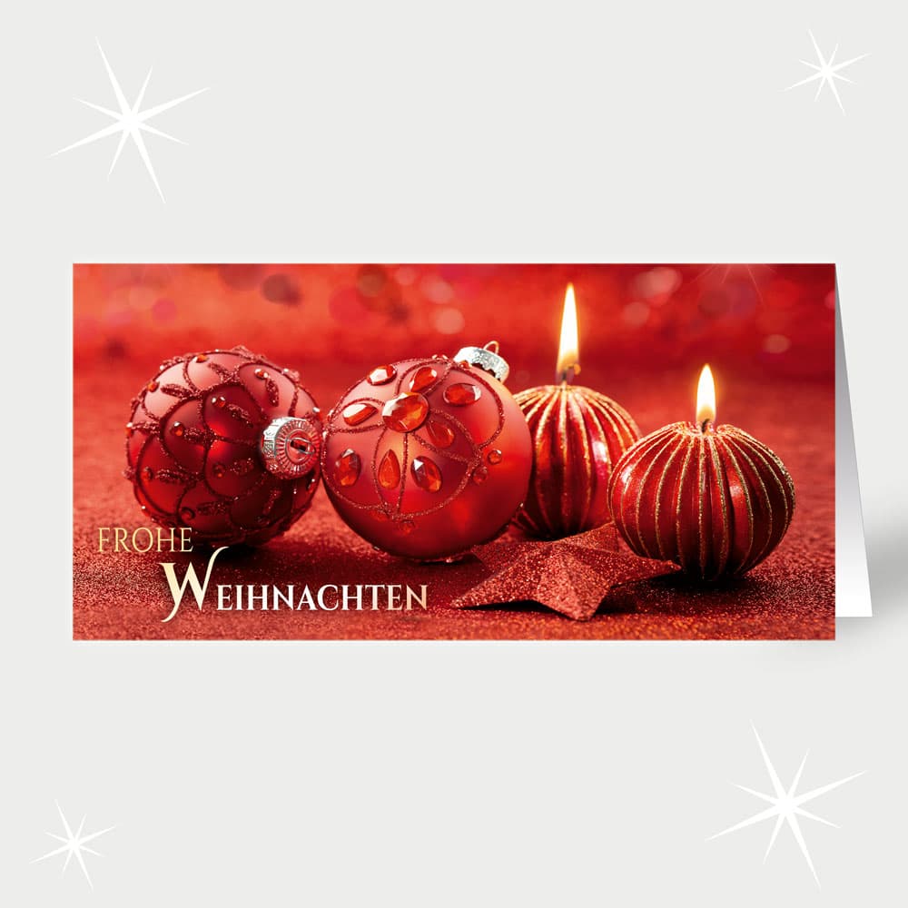 Rote Weihnachtsjuwelen