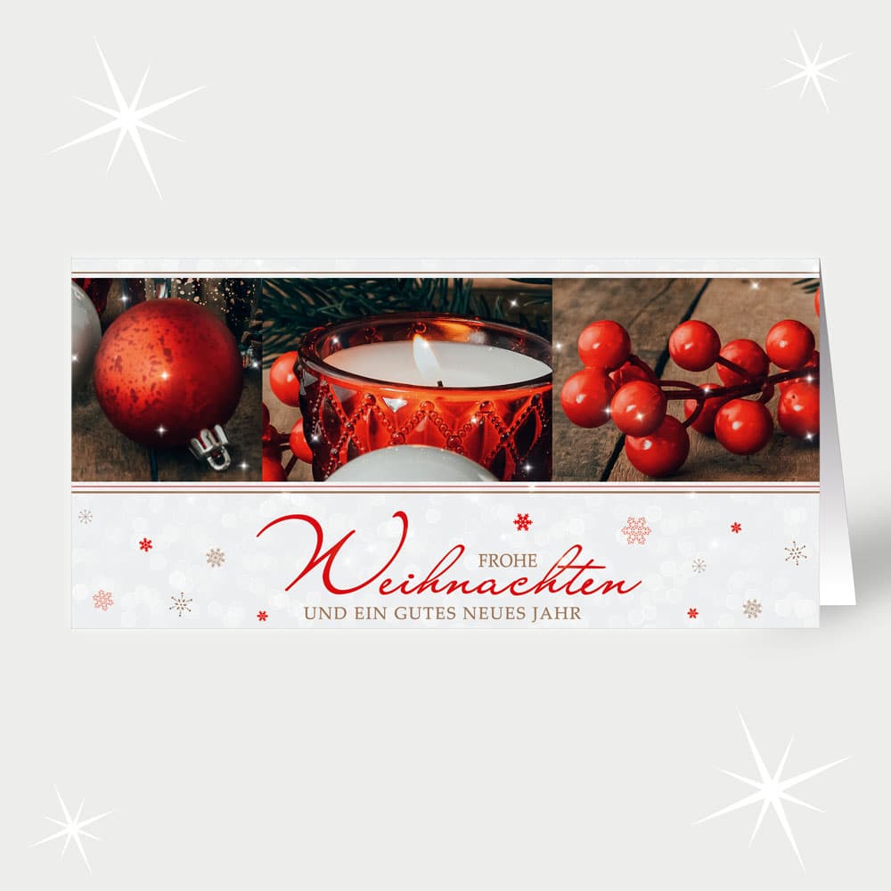 Rote Festtagskollektion