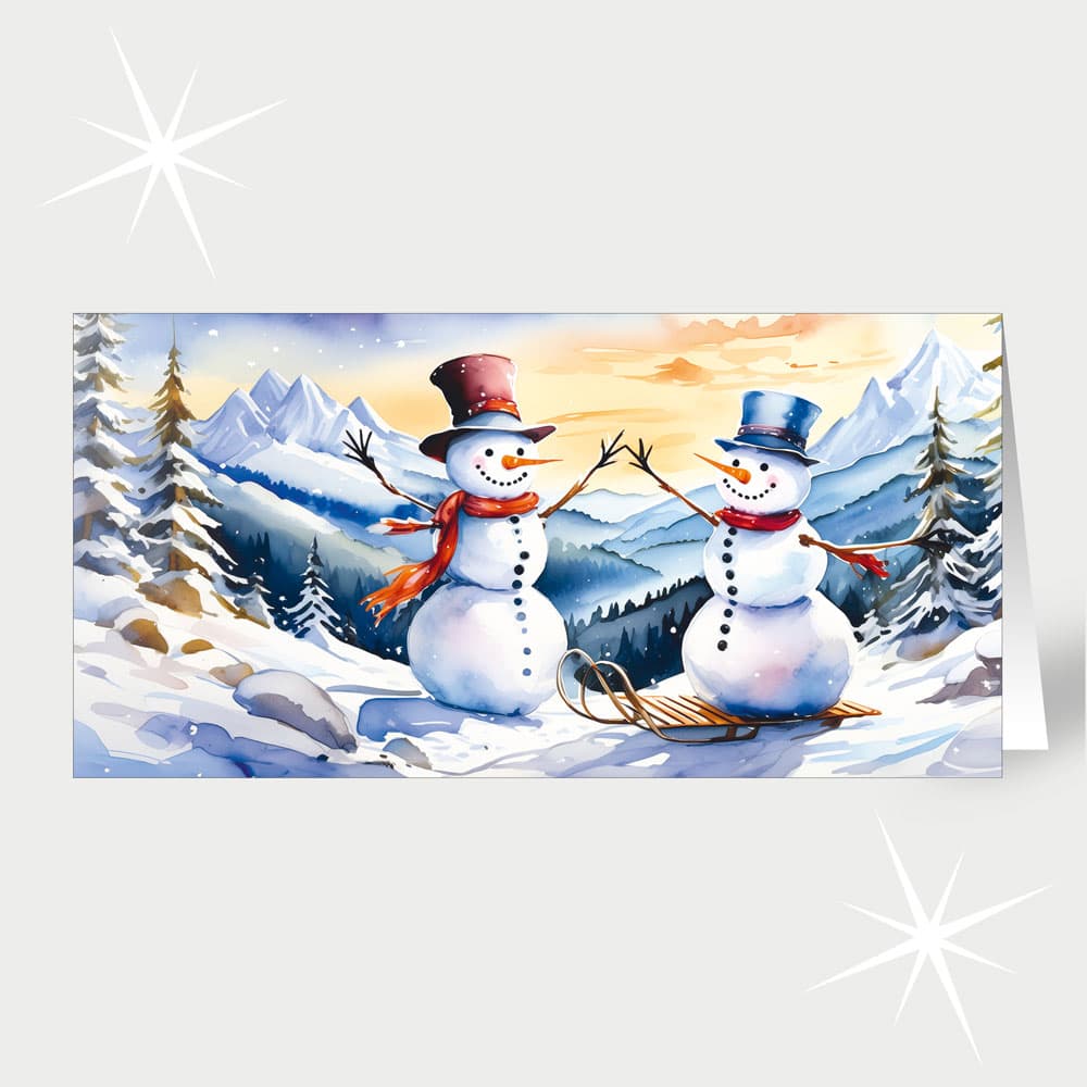 Schneemannsfeier