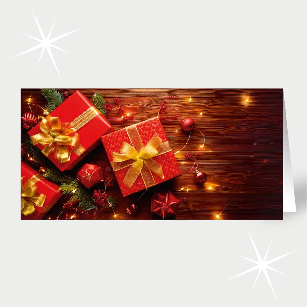 Zarte Geschenkbeleuchtung