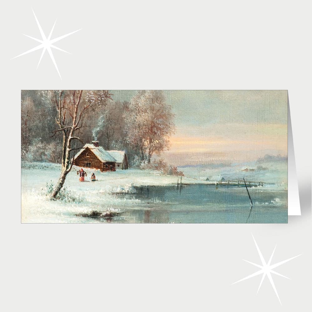 Alexei Kondratjewitsch Küste im Winter (1891)