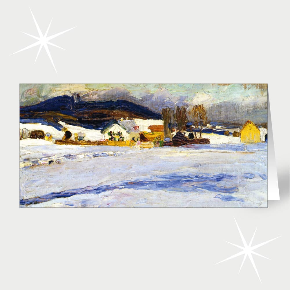 Wassily Kandinsky Bei Starnberg - Winter (1901)