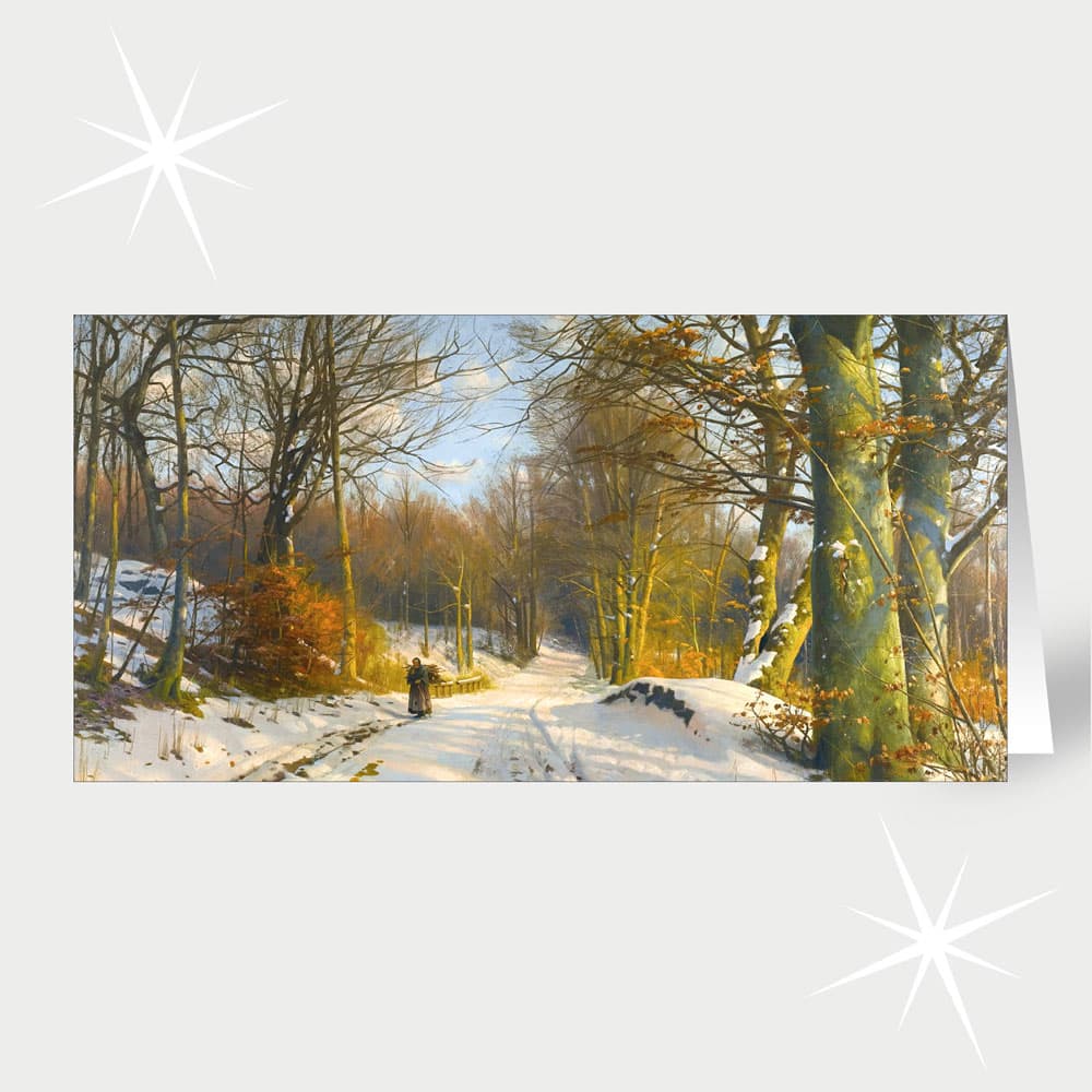 Peder Mørk Mønsted Winterlandschaft (1917)