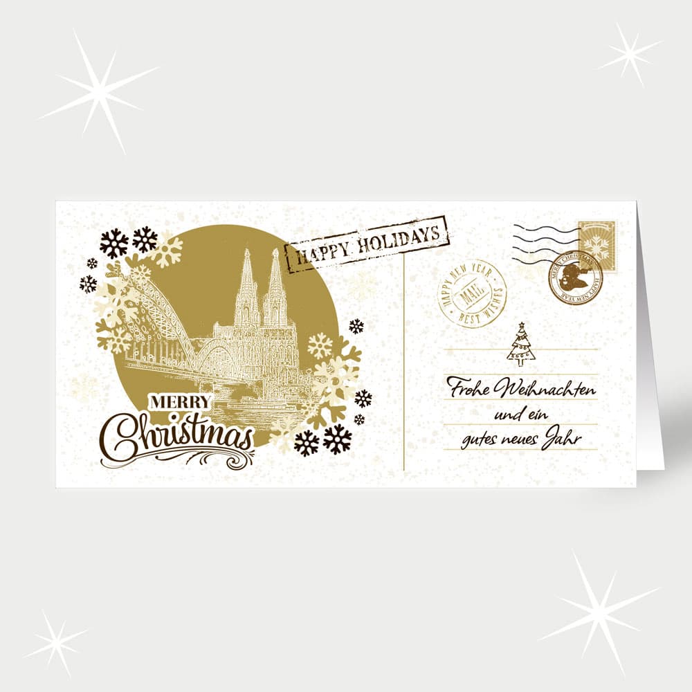 Nostalgisches Köln in Gold