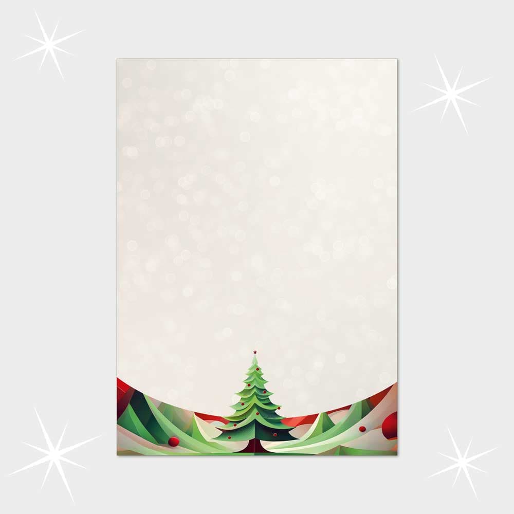 Weihnachtsbriefpapier DIN A4  21 x 29,7 cm