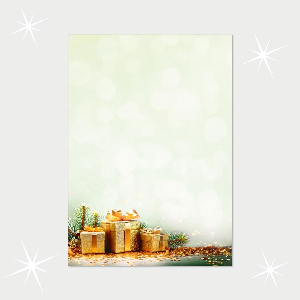 Weihnachtsbriefpapier DIN A4  21 x 29,7 cm