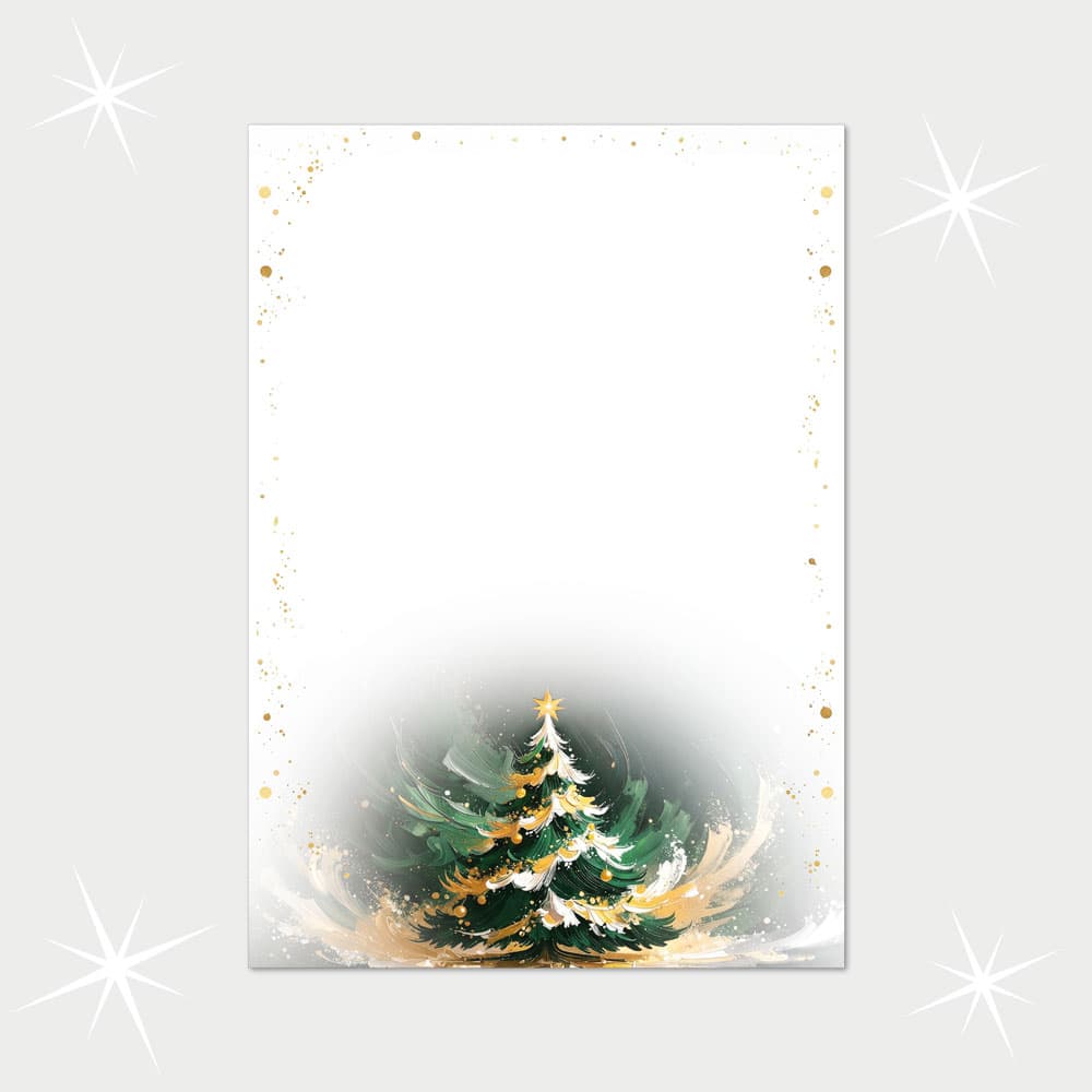 Weihnachtsbriefpapier DIN A4  21 x 29,7 cm