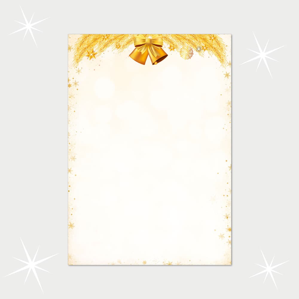 Weihnachtsbriefpapier DIN A4  21 x 29,7 cm