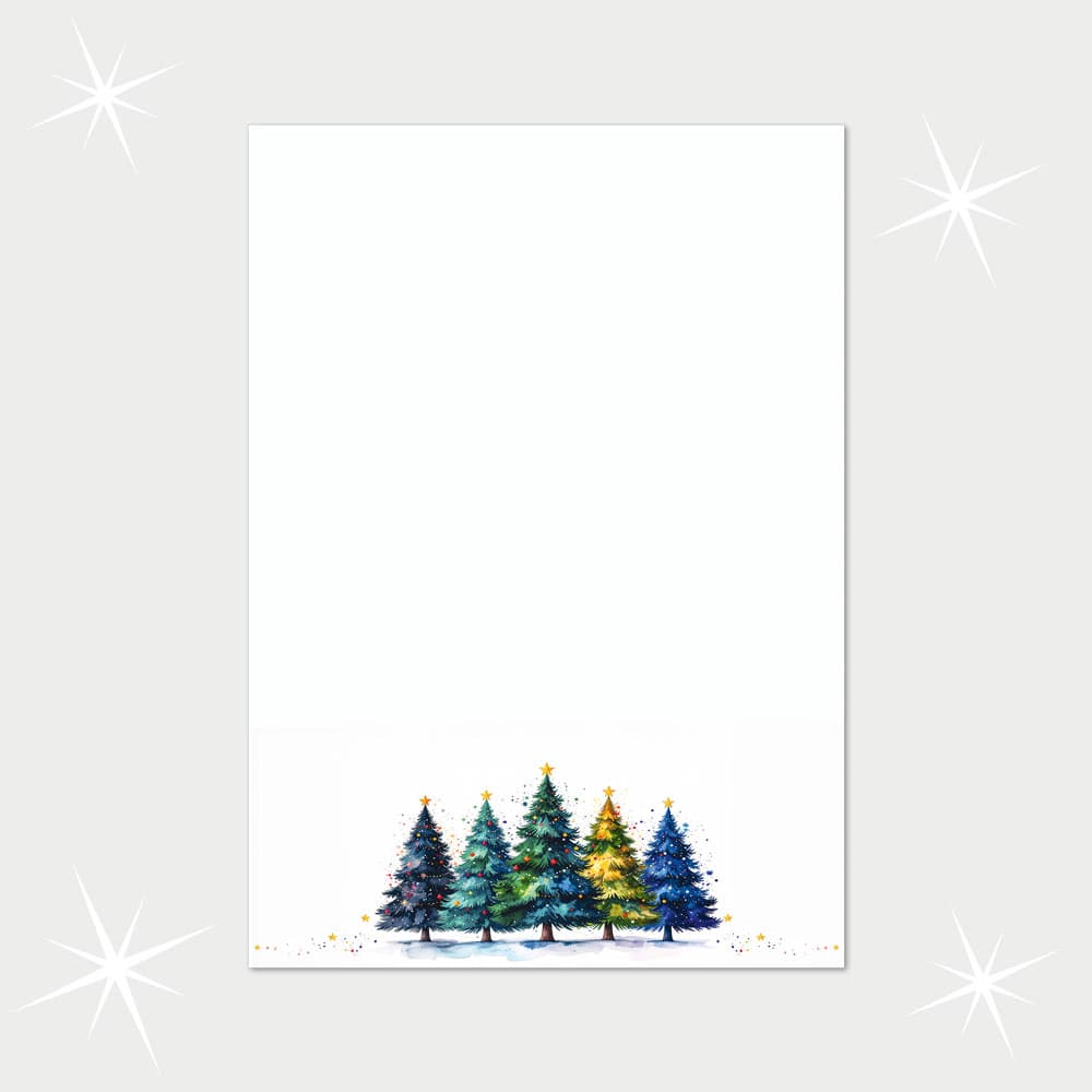 Weihnachtsbriefpapier DIN A4  21 x 29,7 cm