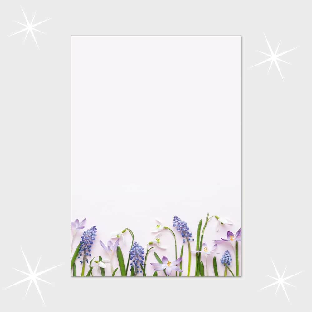 Glückwunschbriefpapier DIN A4  21 x 29,7 cm