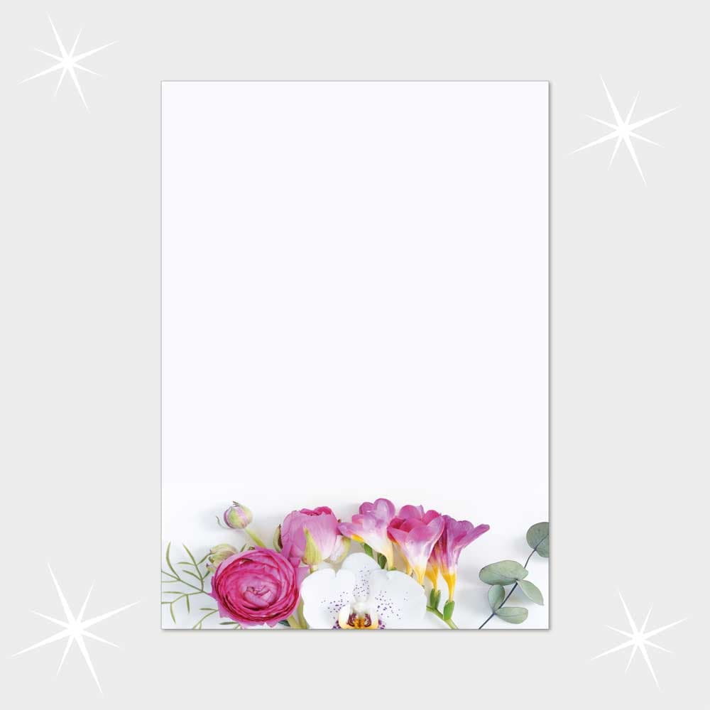 Glückwunschbriefpapier DIN A4  21 x 29,7 cm